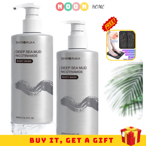 DEEP SEA MUD NICOTINAMIDE SHOWER KOREAN / PREMIUM TONE UP BODY WASH whitening shower gel Body Wash 300ML
