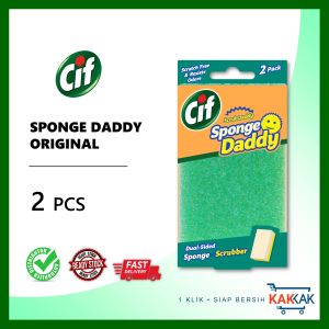 Cif Sponge Daddy Scrubber Kitchen Sponge 2 pcs