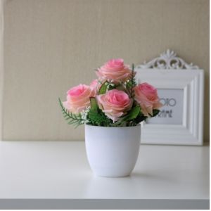 PT22PT23 Pot Tanaman Hias Bunga Hias Plastik Ornamen Pot Bonsai Artificial Flower Decoration Tanaman Bunga Plastik Dekorasi Rumah