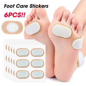 6Pcs Foot Calluses Stickers Foot Corn Killer Foot Corn Removal Calluses Plantar Removal Patch Protection Pads