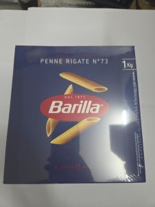 Mỳ nui Barilla hình ống tre N073 Penne 1kg (Barilla Pasta Penne Rigate No.73 – 1kg) nhập khẩu Italia