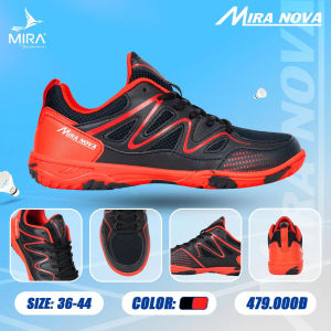 [Tăng 1 Size]Giày Cầu LôngBóng Bàn Pickleball MIRA Nova Nam Nữ Bám Sân Ôm Chân Ôm Chân May Đế Bảo Hành 12 Tháng [Tặng Vớ ]