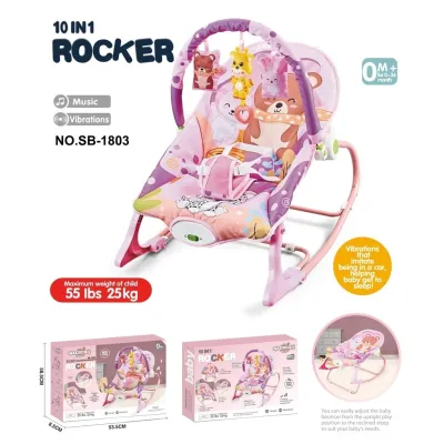 BabeGO Newborn Rocking Bed: Automatic Baby Swing Chair with Lullabies Gentle Motion Soother for Infant Calming & 1st Birthday Gift Idea