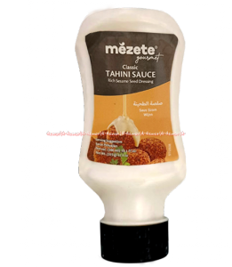 Mezete Gourment 315gr Classic Green Chili Sauce Rich Sesame Seed Dreesing Saus Siram Wijen Rasa Cabai Hijau Klasik Saos Mezzete