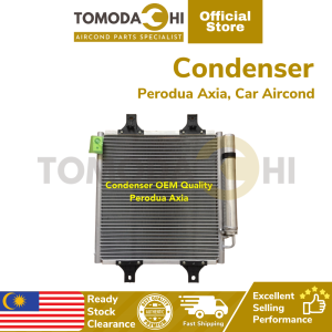 TOMODACHI Condenser Aircond Kereta Perodua Axia Sanden SD System | Tangki Aircond Axia Semua Model | Excellence Condense And Cooling Performance