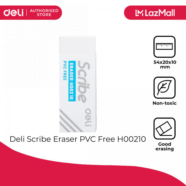 Deli H00210 Scribe Eraser PVC Free | Lazada PH