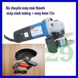 Bộ chuyển máy mài thành máy cắt rãnh tường + Máy bơm mini 12v