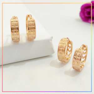 Cute Jewelry Anting Dewasa Cetik Terbaru Perhiasan Wanita Lapis Emas AT 194