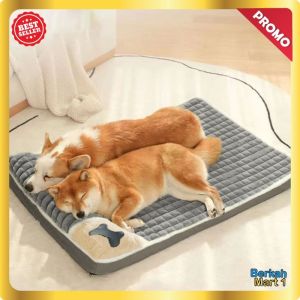 Tempat Tidur Hewan Peliharaan Anjing Kucing Pet Dog Bed M dan L - HR077 - Gray