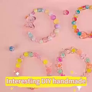 Jewelry Making Kit Luminous Beads 24 Grid DIY celet Necklace Craft Set with Tools for Kids Gift