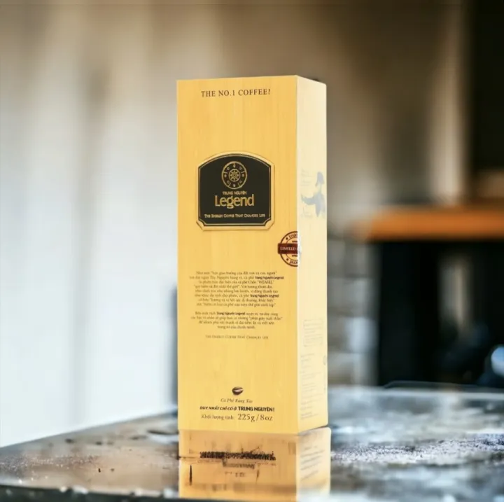 Cà phê Legend Trung Nguyên - Cà phê hương Chồn - Hộp 225gam