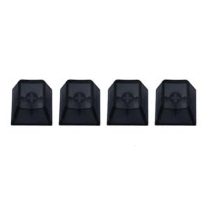 4Pcs Transparent ABS Keycap Mechanical Keyboard Matte Backlit PC Keycaps Replacement for Mechanical Keyboard