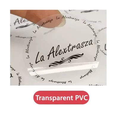 Custom Sticker Transparent Sticker Printing Logo Packaging Labels Personalized Stickers- Transparent