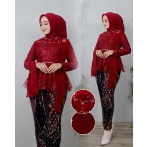 STELAN KEBAYA SITA TILE MIX FURING/STELAN SITA SLENDANG MUTIARA