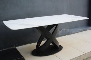 Xora Marble Dining Table / Olympic Leg 1.8M Sintered Stone Meeting Table - FRM5222