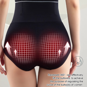 Tummy Tuck Shaper Panties   High Waist Body Shaping Underwear  Seamless Butt Lift &amp Hip Enhancement Slim Waist And Curvy Hips Breathable