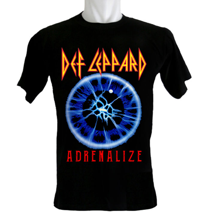 Kaos Def Leppard Adrenalize T-Shirt Katun Combed 24S Gambar