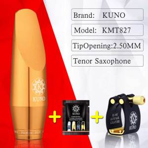 KUNO Tenor Saxophone Metal Mouthpiece High Baffle Saxophone Mouthpiece Saxophone Accessory