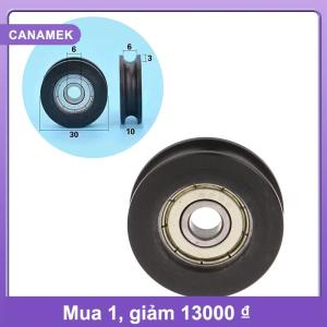 【CANAMEK】 Cho cửa trượt cửa sổ U rãnh Con lăn ròng rọc 626 mang thép mang Con lăn tiêm bọc hình chữ U ròng rọc bánh xe