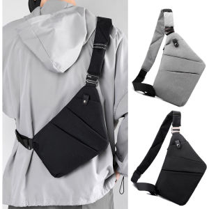 SG RumahHome® Men Sling Crossbody Chest Bag | Anti Theft Large Capacity Shoulder Bag | Trendy Sports Cycling Travel Leisure Waist Bag