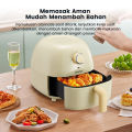 SAMONO Mini Air Fryer 2.4 Liter Low Watt Mesin Penggorengan Tanpa Minyak Garansi Resmi 1 Tahun SW-AFG24. 