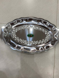 Đĩa Hấp Cá Inox Loại Dày Size Trung Dài 39cm