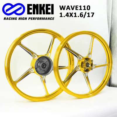 ENKEI SPORT RIM FG511 LC135 Y15ZR Y125Z RS150 VARIO150 WAVE110 WAVE125 FRONT AND REAR FG 511 ALUMINUM WHEEL PNP ADA BEARING