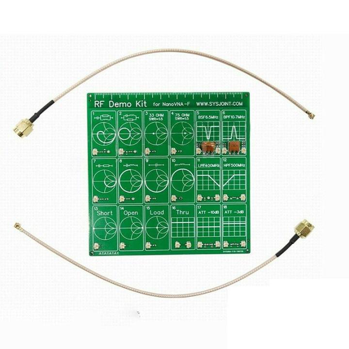 YOUCUN RF Test Board, 18 Functional Modules RF Demo Kit NanoVNA Test ...