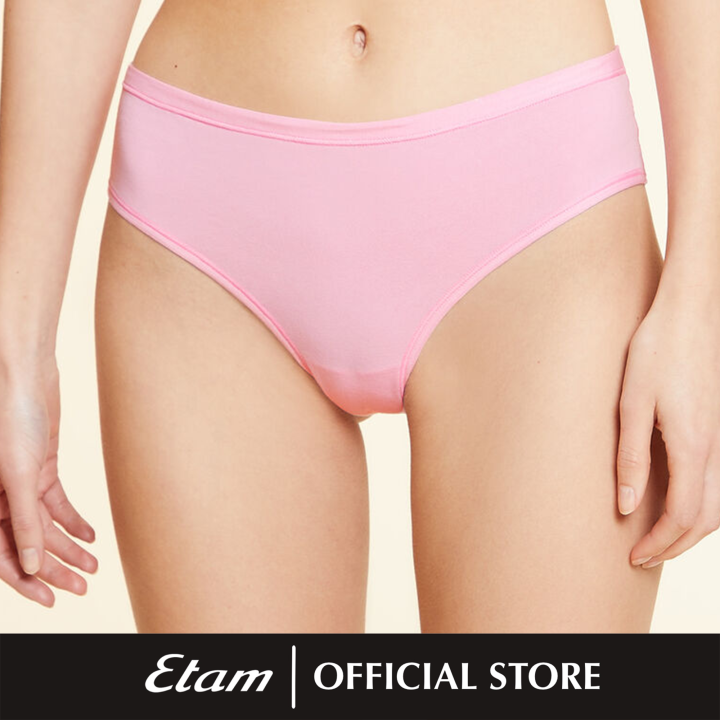Etam 360 Stretchy Organic Cotton Hipster Panty - Coton Pink