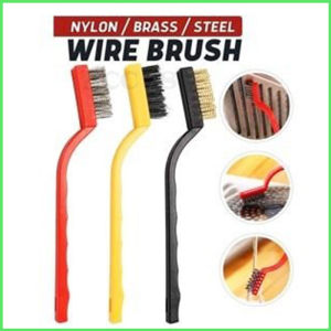 Sikat Kawat Kompor 3Pcs Sikat Mini Pembersih Noda Celah Kompor Serbaguna