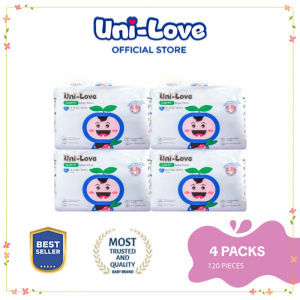 UniLove Slim Fit Baby Pants 30s (X-Large) Pack of 4 - Hypoallergenic  Ultrasoft
