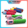 Tali Lompat Skipping Dengan Penghitung Loncatan / Tali Skipping / Jump Rope Skipping Soft Handle with Counter. 