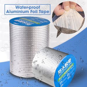 Aluminum Foil Butyl Rubber Tape Super Resistant Waterproof Self Adhesive Wall Crack Roof Pipe Repair