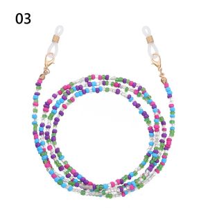 OWTWO สีสัน สายคล้องคอ สำหรับผู้หญิง โซ่แว่นตา เชือกเส้นเล็กลูกปัด โซ่ โซ่แว่นตา สายคล้องแว่น