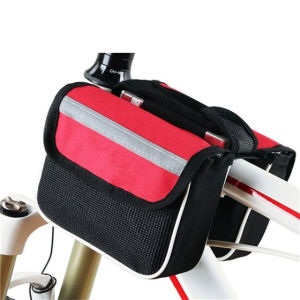 ANCHI Bike Bag Waterproof Touch Screen Cycling Bag Top Front Tube Frame MTB Bag 6.5 Phone Case