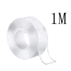 Reusable nano double-sided tape traceless transparent tape adhesive for bathroom living room wall kitchen carpet office desktop waterproof adhesive 1/3/5M strong adhesive Multi-purpose