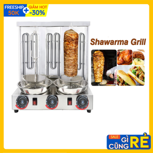 Máy nướng thịt thổ nhĩ kỳ doner kebab nướng gà vịt quay tự động loại đôi