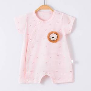 🍭สินค้าใหม่🍭 รอมเปอร์ขาสั้น สำหรับเด็ก1เดือน-1ขวบ ชุดหมีขาสั้น ชุดเด็กหน้าร้อน