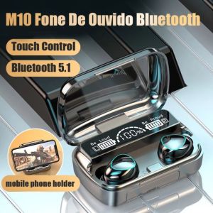 Mezone M90 Pro Wireless Earphones Bluetooth 5.3 Zero Delay Game Earphones Bluetooth High Fidelity Intelligent Noise Reduction LED Digital Display Bluetooth Compatible Mini Music Sports Earphones Battery Life