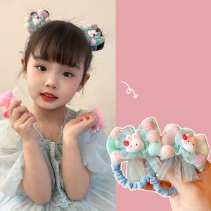 Denoswim bé gái dễ thương dây buộc tóc hoa ngọt ngào công chúa đàn hồi cao dây buộc tóc trẻ em buộc tóc đuôi ngựa