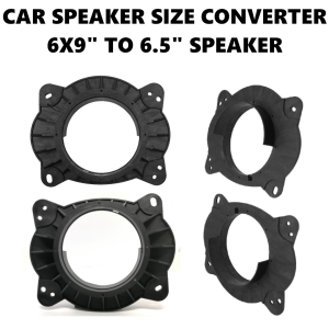 1pair Toyota Speaker Size Converter 6x9 to 6.5 Inch Woofer Mid Bass Speaker Cover Adapter Spacer Mount Ring Protector