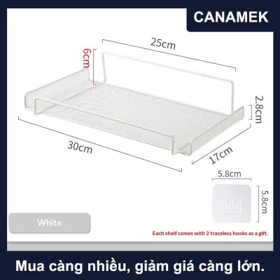 【CANAMEK】 Sắt Treo Tường Router Kệ Không Có Khoan Tiết Kiệm Không Gian Tổ Chức Cho TV Set Top Hộp Router Nhà Phòng Khách
