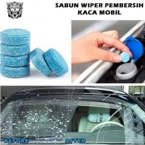 Tablet Cairan Wiper Pembersih Kaca Mobil Anti Kotor Glass Wiper Fluid