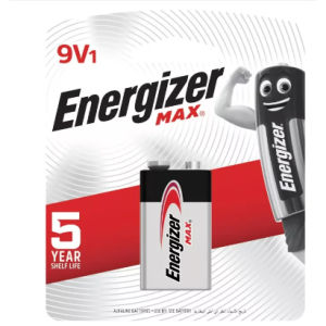 -/ Energizer 9V Battery (1 pc) Energizer Max 9V Alkaline Batteries 522BP1 Original Sealed in Blister Pack