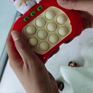 Bảng điều khiển cầm tay câu đố trò chơi điện tử nút bấm đồ chơi giáng sinh giải nén đẩy đồ chơi trò chơi văn phòng trẻ em lo lắng Quà Tặng