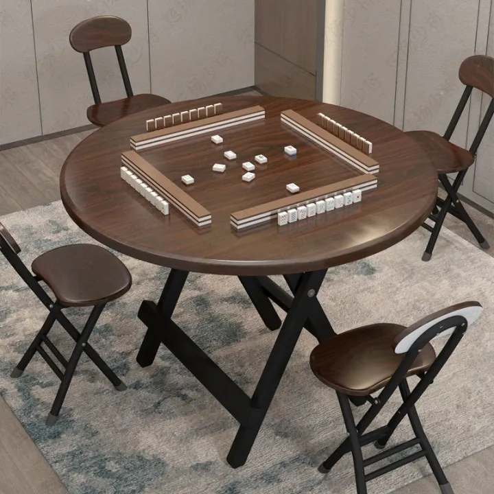 Portable Round Table Folding Dining Table. Home Outdoor Folding Portable Round Table ...
