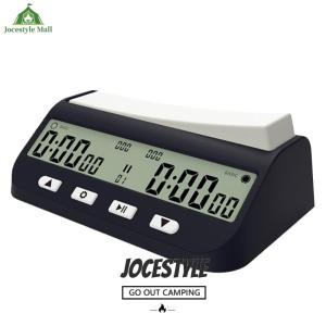 [Jocestyle Mall] Chess Clock with Basic Delay and Positive Time Features Digital Chess Timer Competition Game Stopwatch for Board Games