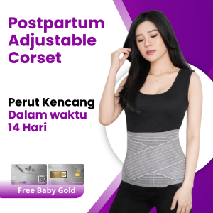 Korset Pelangsing Bamboo Corset Korset Melahirkan Stagen Perut Premium Anti Gatal Premium Korset Bamboo Post Partum Recovery Belly Band Karet Elastis Aman Untuk Cesar Serra