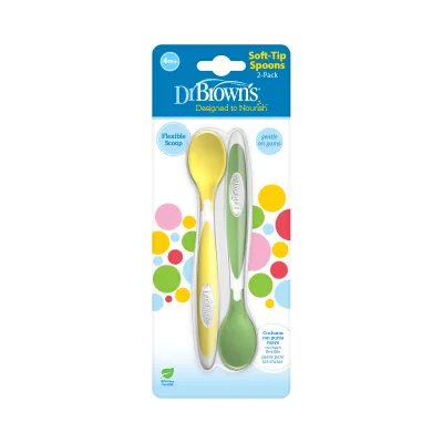 Dr. Brown’s™ Designed to Nourish™ Soft-Tip Toddler Feeding Spoons