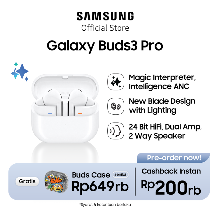 Samsung Galaxy Buds3 Pro Bluetooth Earbuds Adaptive Noise